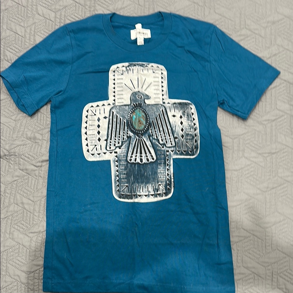 Blue Graphic T-Shirt